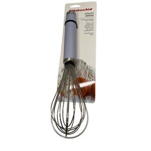 Kitchenaid Purple Lavender utility whisk Stainless Steel   VHTF NEW!